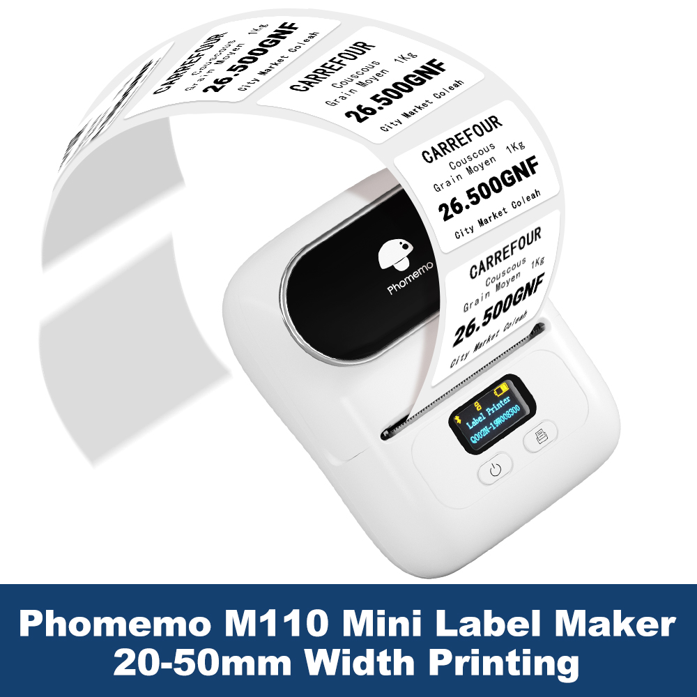 Commercial Label Printing Machine - Phomemo 라벨 프린터 M110 라벨 메이커