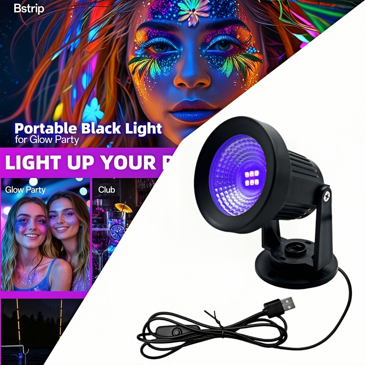 Exposure Unit Uv - 395nm 블랙 라이트, 자외선 네일 건조