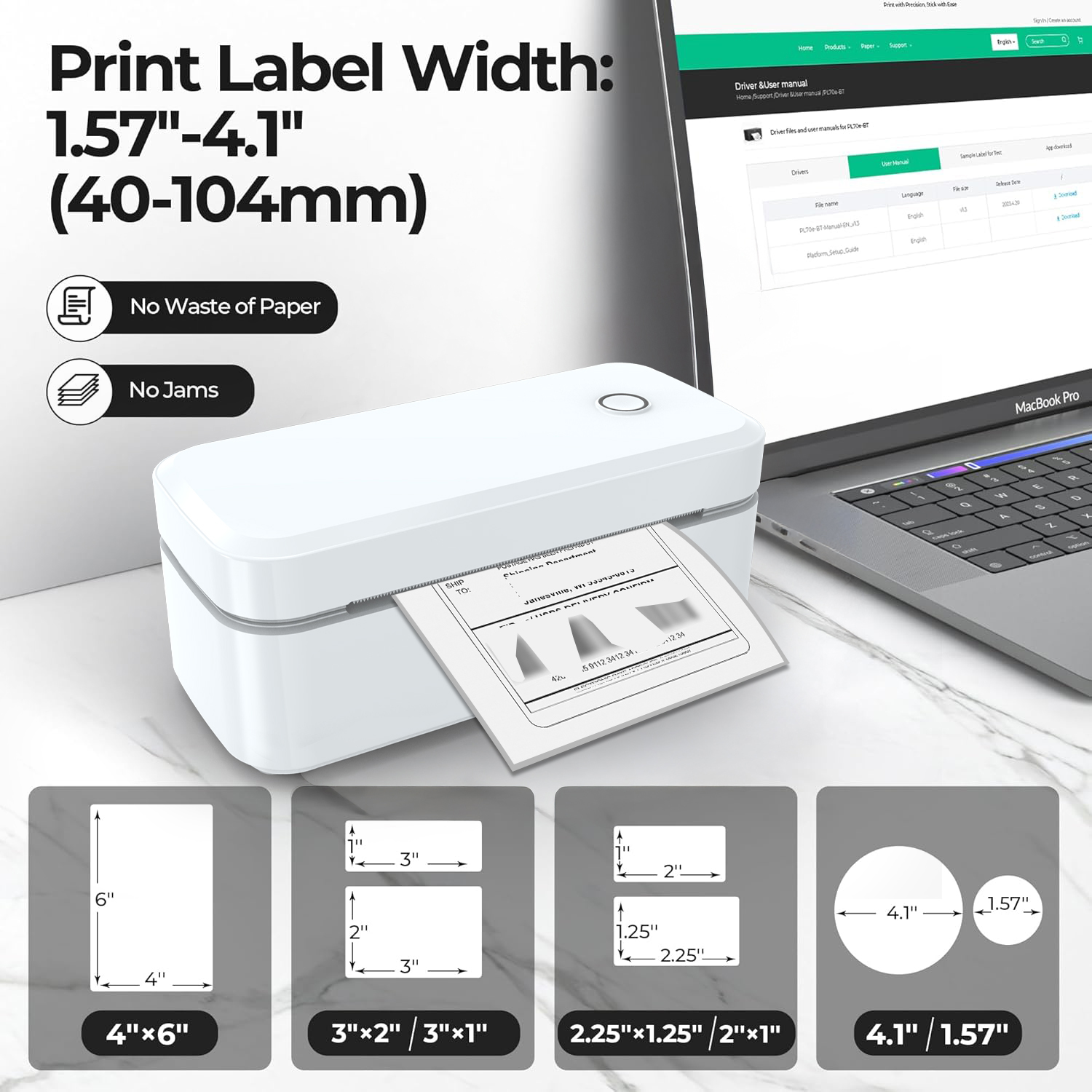 마크라이프 X4 블루투스 열전사 라벨 프린터 4x6인치 - Commercial Label Printing Machine 리뷰 및 가격