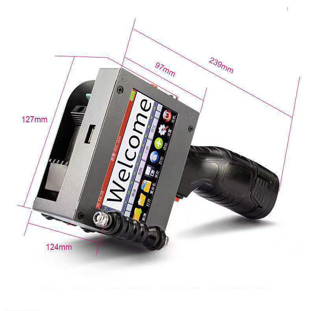 휴대용 50mm 대형 글꼴 코딩 기계 잉크젯 프린터 자 - Commercial Label Printing Machine 리뷰 및 가격