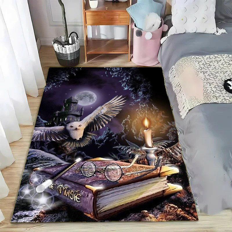 15 사이즈 매직 아카데미 올빼미 프린트 카펫 러그 거 - Commercial Printing & Packaging Pvt Ltd Photos 리뷰 및 가격