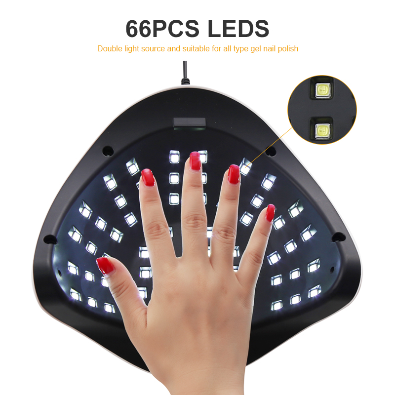 280W 일 X10 최대 UV LED 네일 건조기 66 - Exposure Unit Uv 리뷰 및 가격