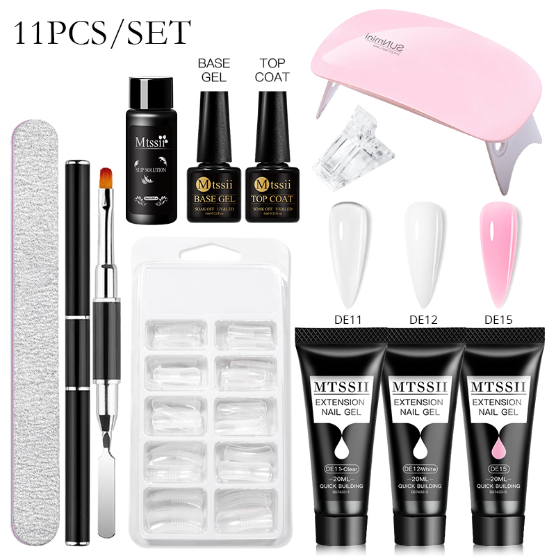 Mtssii 초보자용 네일 익스텐션 젤 세트 빌더 UV - Exposure Unit Uv 리뷰 및 가격