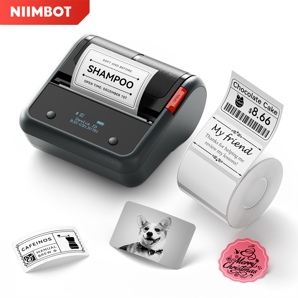 Niimbot B3S 무선 라벨 프린터 모바일 iOS  - Commercial Label Printing Machine 리뷰 및 가격
