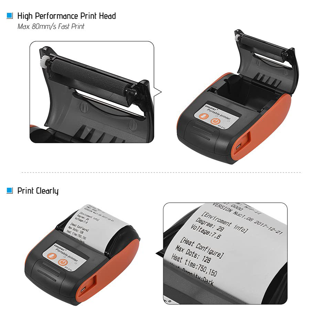 미니 휴대용 열 영수증 POS 프린터 무선 블루투스 5 - Commercial Label Printing Machine 리뷰 및 가격